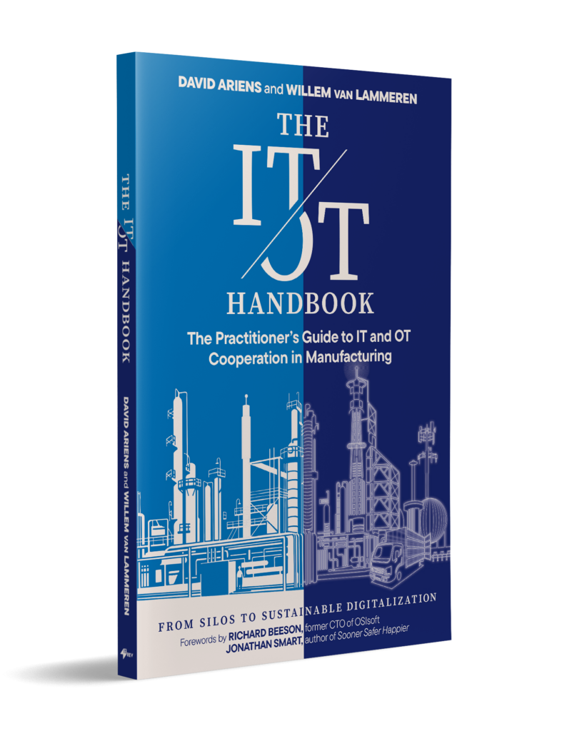 The IT/OT Handbook, 3D render