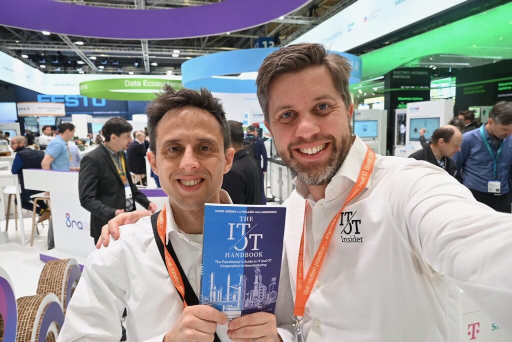 The IT/OT Handbook Announcement on Hannover Messe by David and Willem